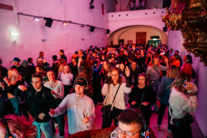 Silent Disco v Koncertnej sieni Klarisky, Bratislavské Vianoce 2023